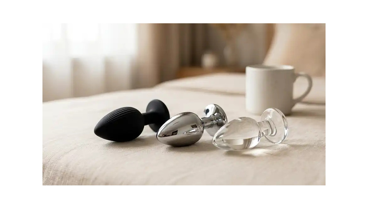 Silicone, métal ou verre : quel matériau pour son plug anal ?
